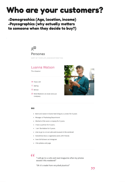 Lua discovery meeting - customers